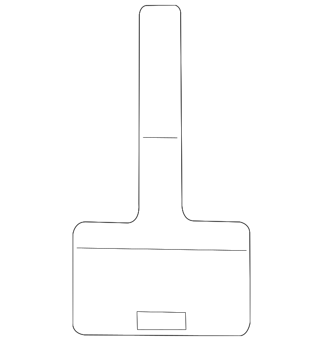 Portable Fuel Container Filler Warning Label - GM (15082061)