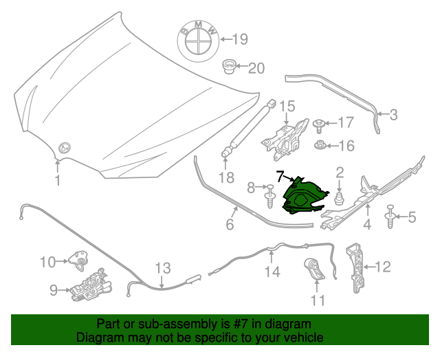 20182023 BMW Closure Panel 51767397489 Import Parts Direct