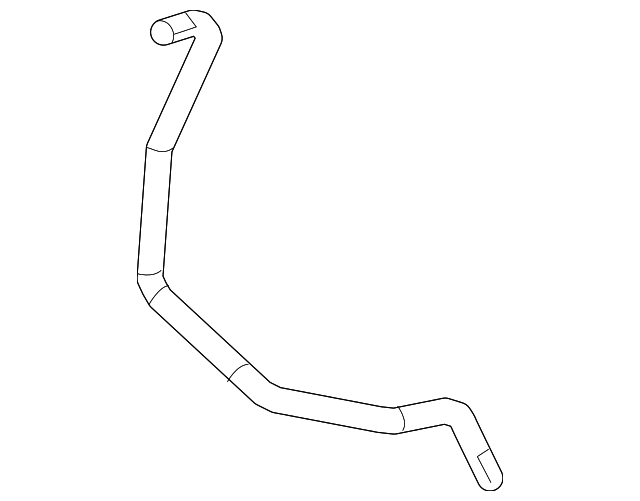 20162018 GM Generator Control Module Coolant Outlet Hose 84010623