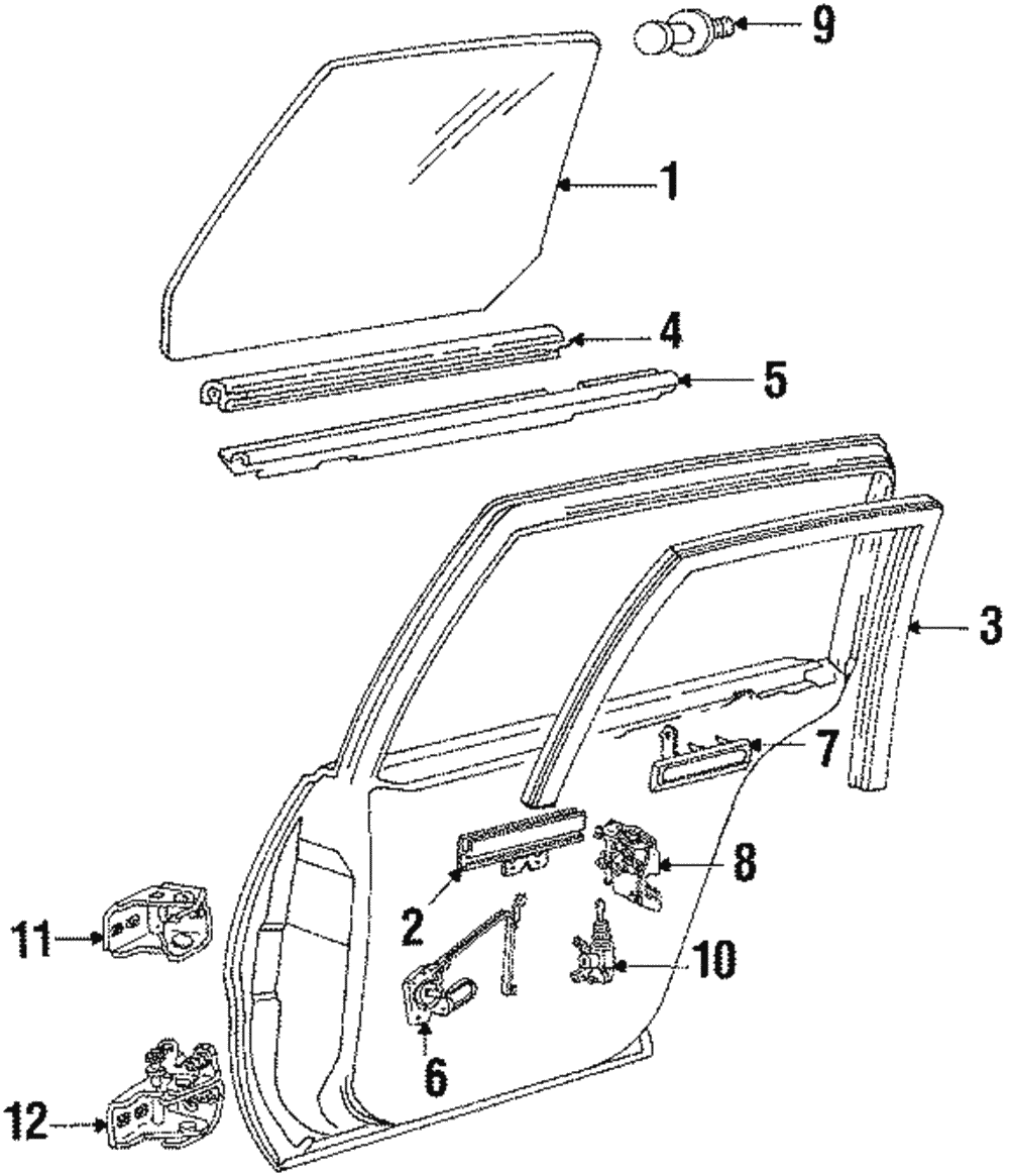 Door Glass - GM (20477781)