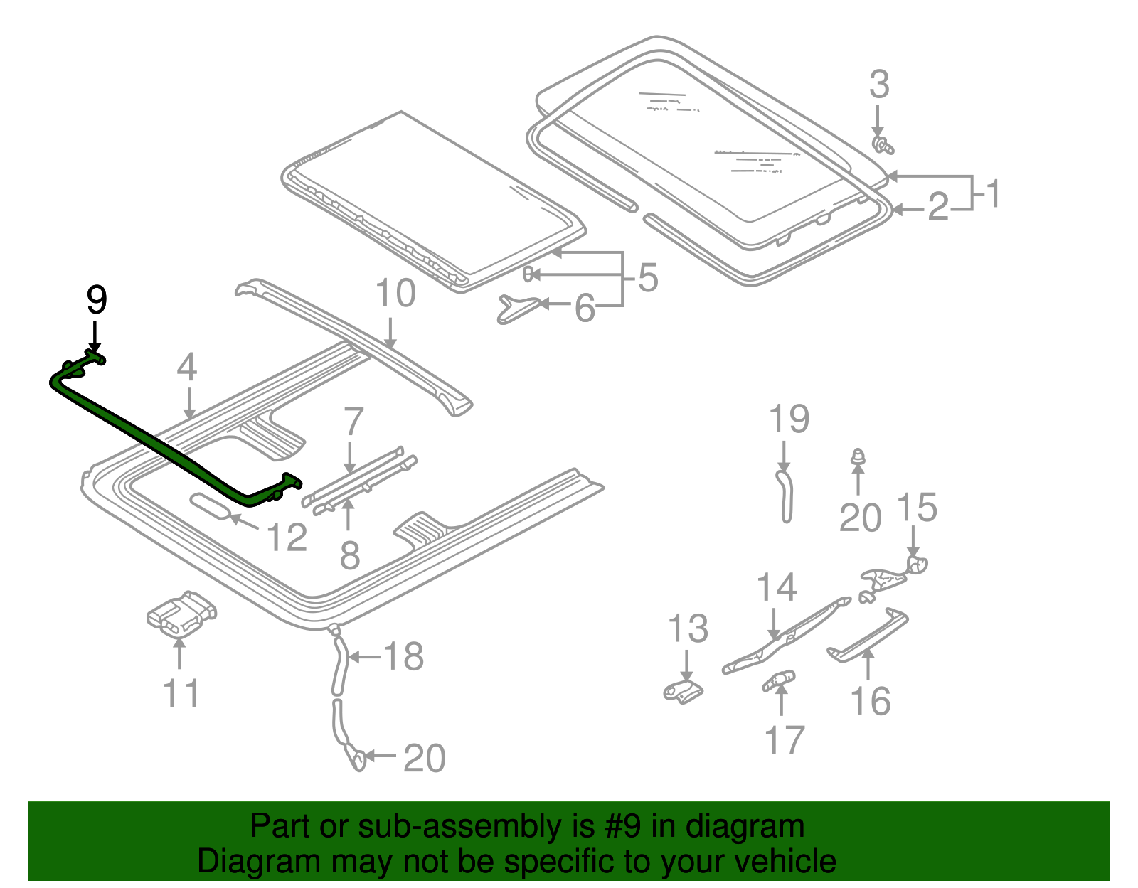 Deflector - Volkswagen (8D5-877-655)