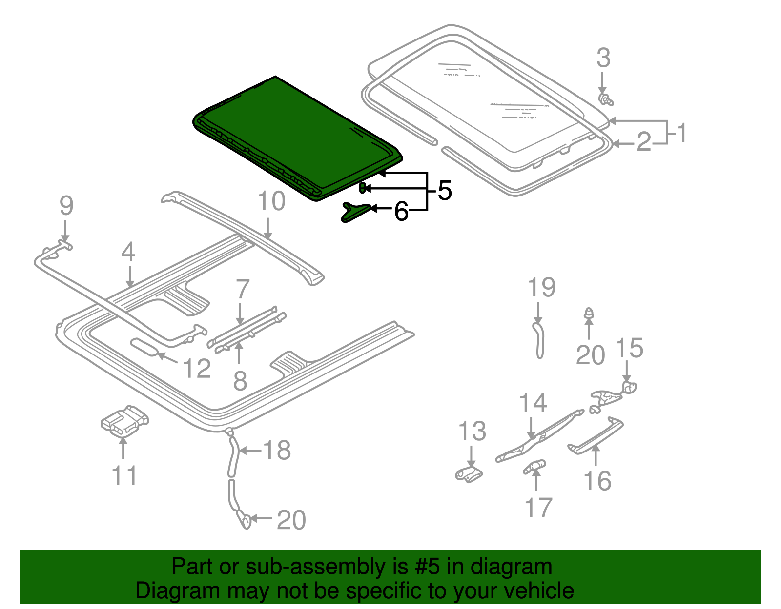 Shade - Volkswagen (8D0877255D4R4)