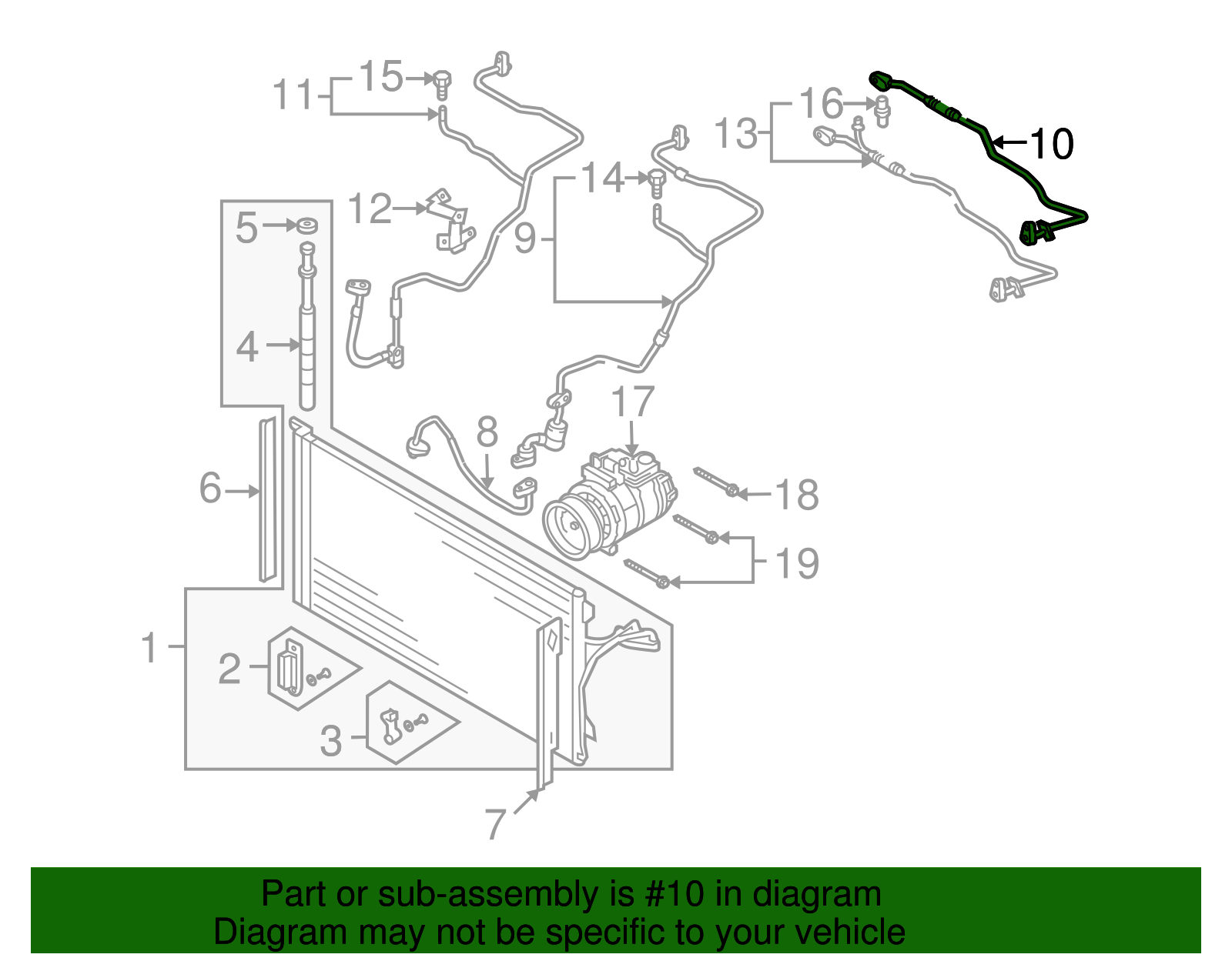 Suction Tube - Volkswagen (7L0-820-743-M)