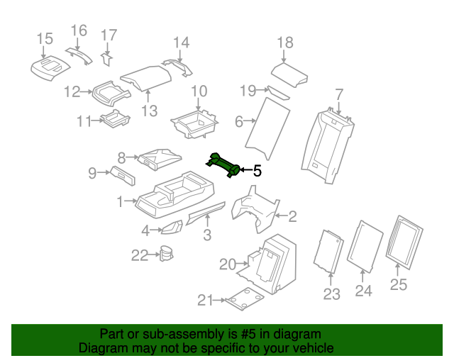 52207229485 - 2009-2015 BMW Retainer (52-20-7-229-485) | BMW of South ...