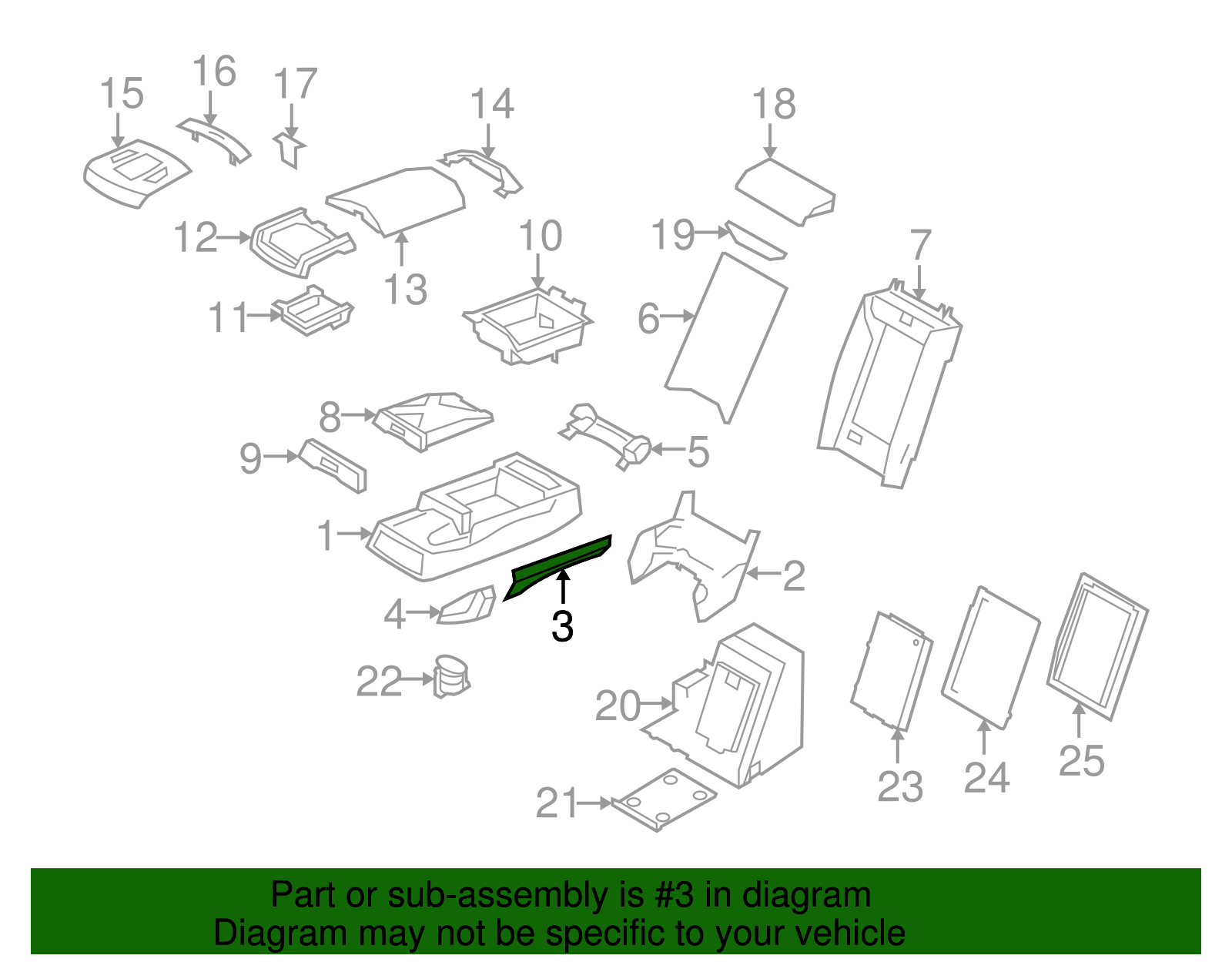 52209164617 - 2013-2015 BMW Side Cover (52-20-9-164-617) | Parts ...