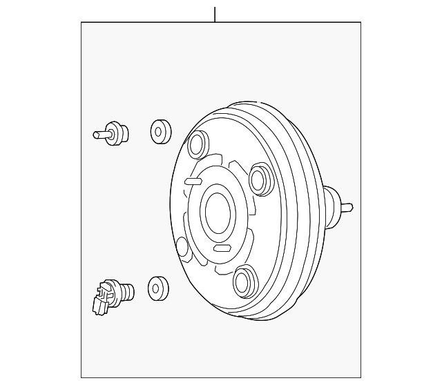 20182019 Toyota Camry Brake Booster 4461033C30 Toyota Parts Center