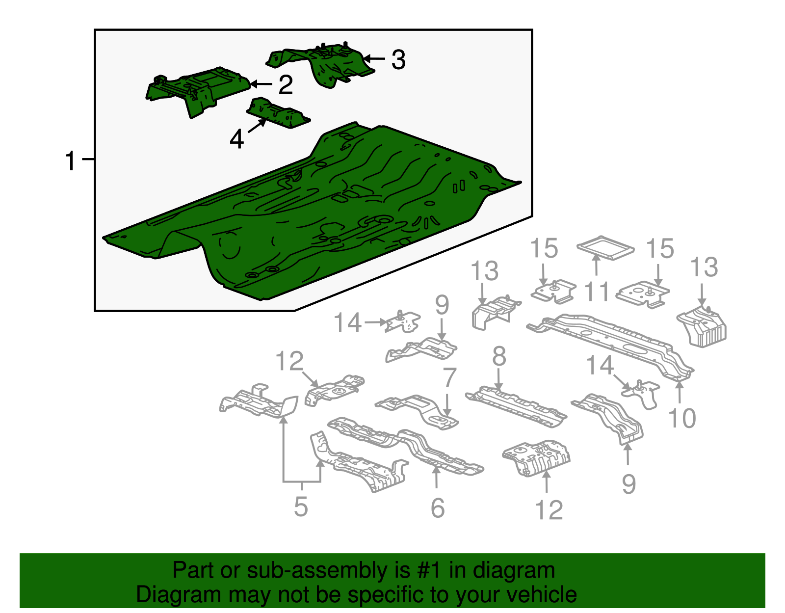 Floor Pan Assembly (20760836)