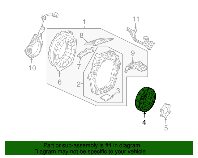 1A300RMX010 Rotor Assembly 20082011 Honda Civic Group 1 Auto Parts