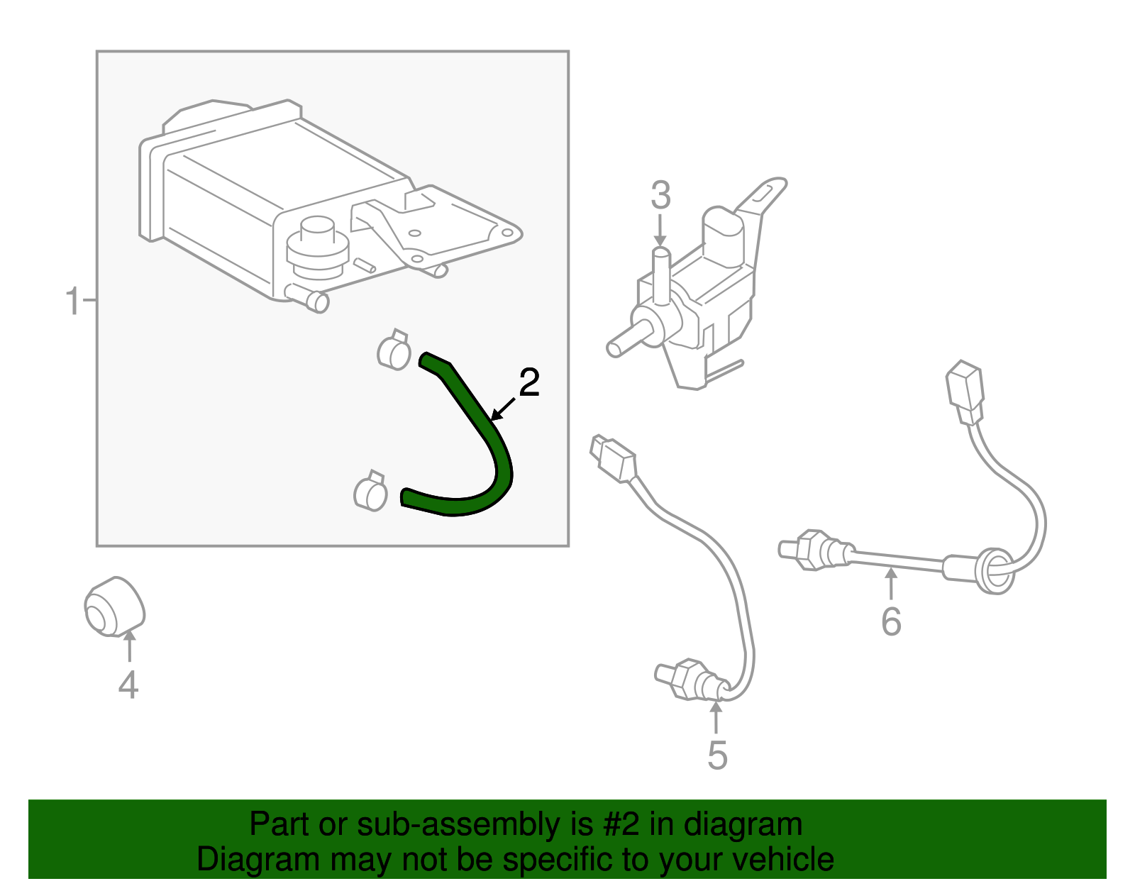 Canister Hose - Scion (95333-08030)