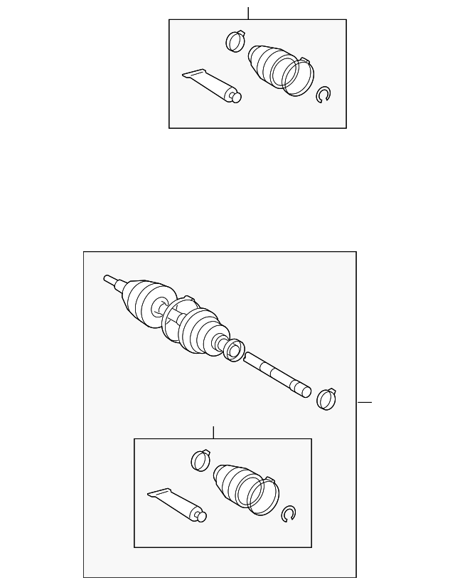 4346009M20 Cv Joint Kit 20072010 Lexus ES350 MyLexusParts