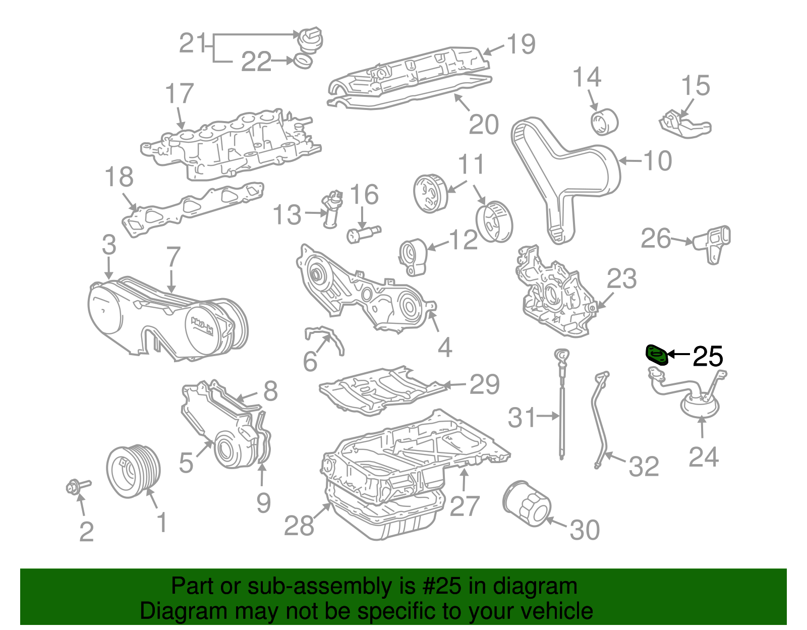 Engine Oil Pump Pickup Tube Gasket - Scion (15119-28020)