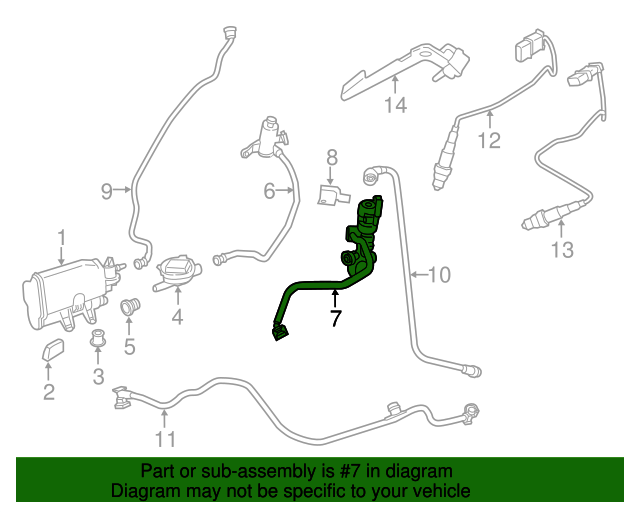 20122018 BMW Vent Valve 13907636145