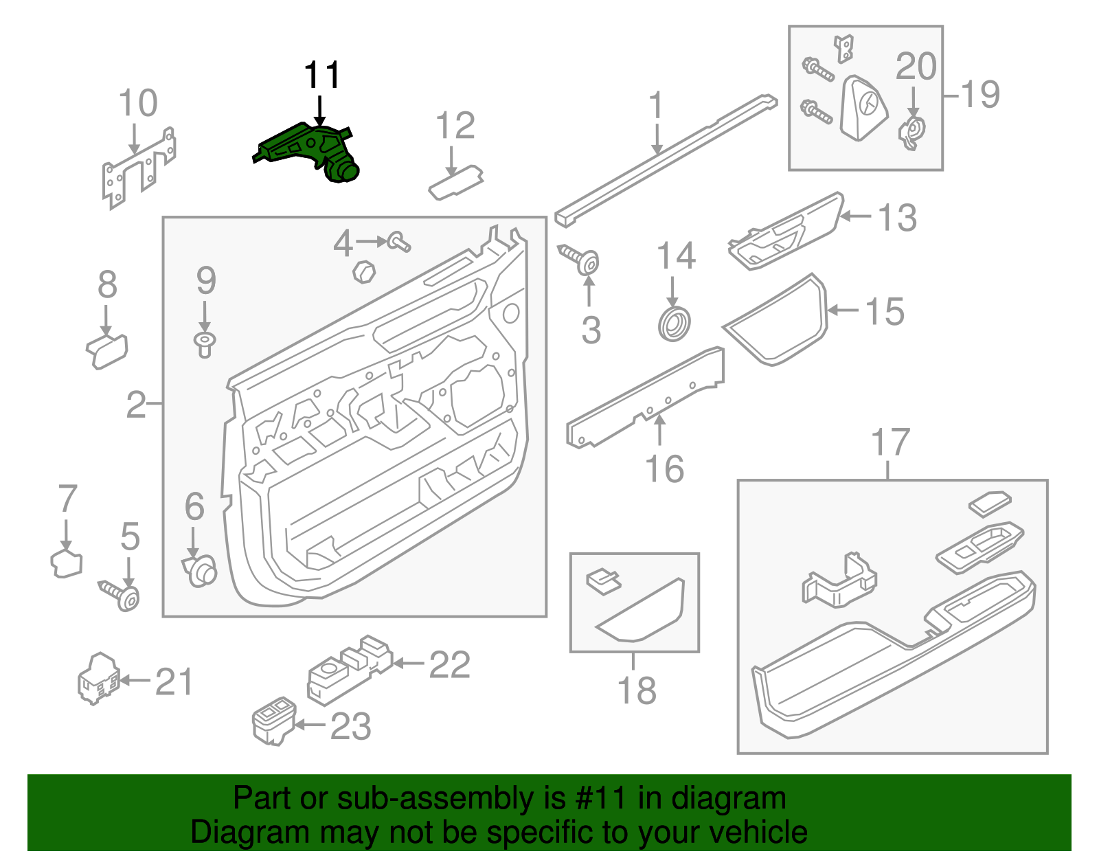 Motorcraft™ Instrument Panel Air Duct - Ford (YF-37805)