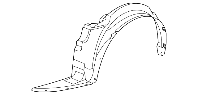 Driver Side Front Wheelhouse Liner - GM (10365802)