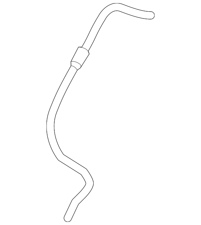 70055SHJA40 Tube, L Front Drain (Sunroof) 20052010 Honda Odyssey