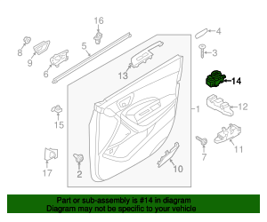 OEM Genuine Mirror Switch 93573-2W000 - Direct Replacement