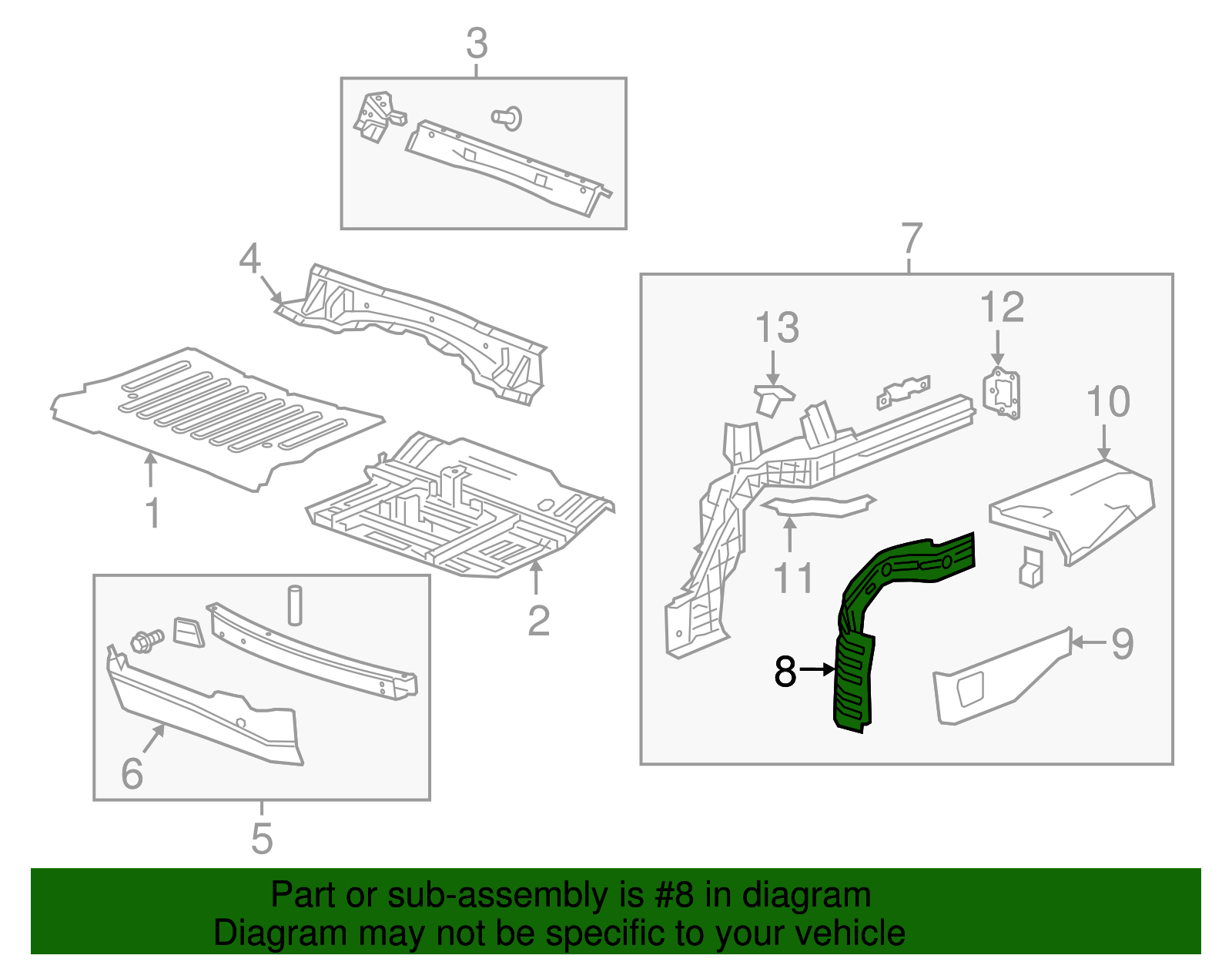F Rail - GM (84100666)