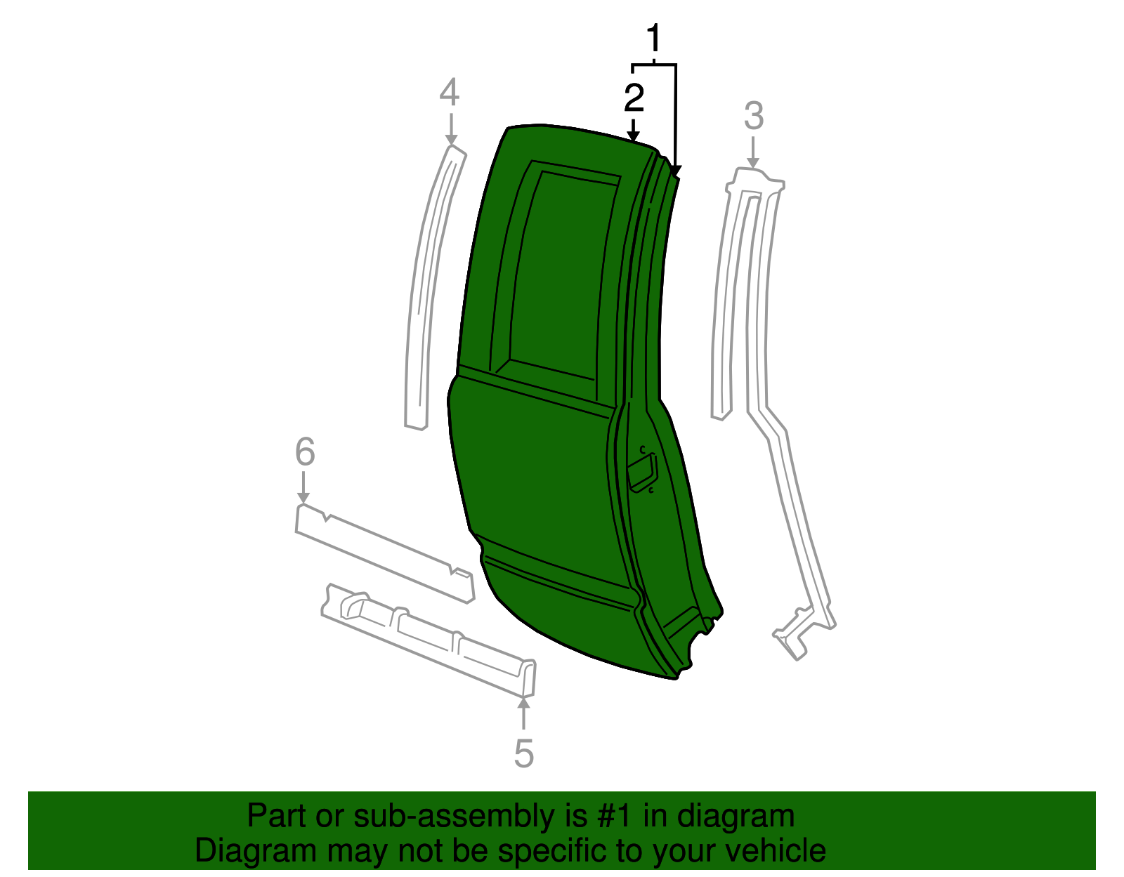 Door Shell - GM (88944298)