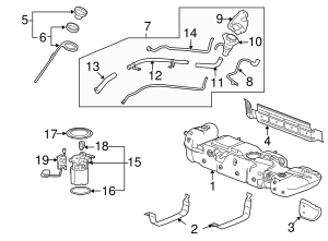 2007 chevy tahoe fuel line diagram - related image