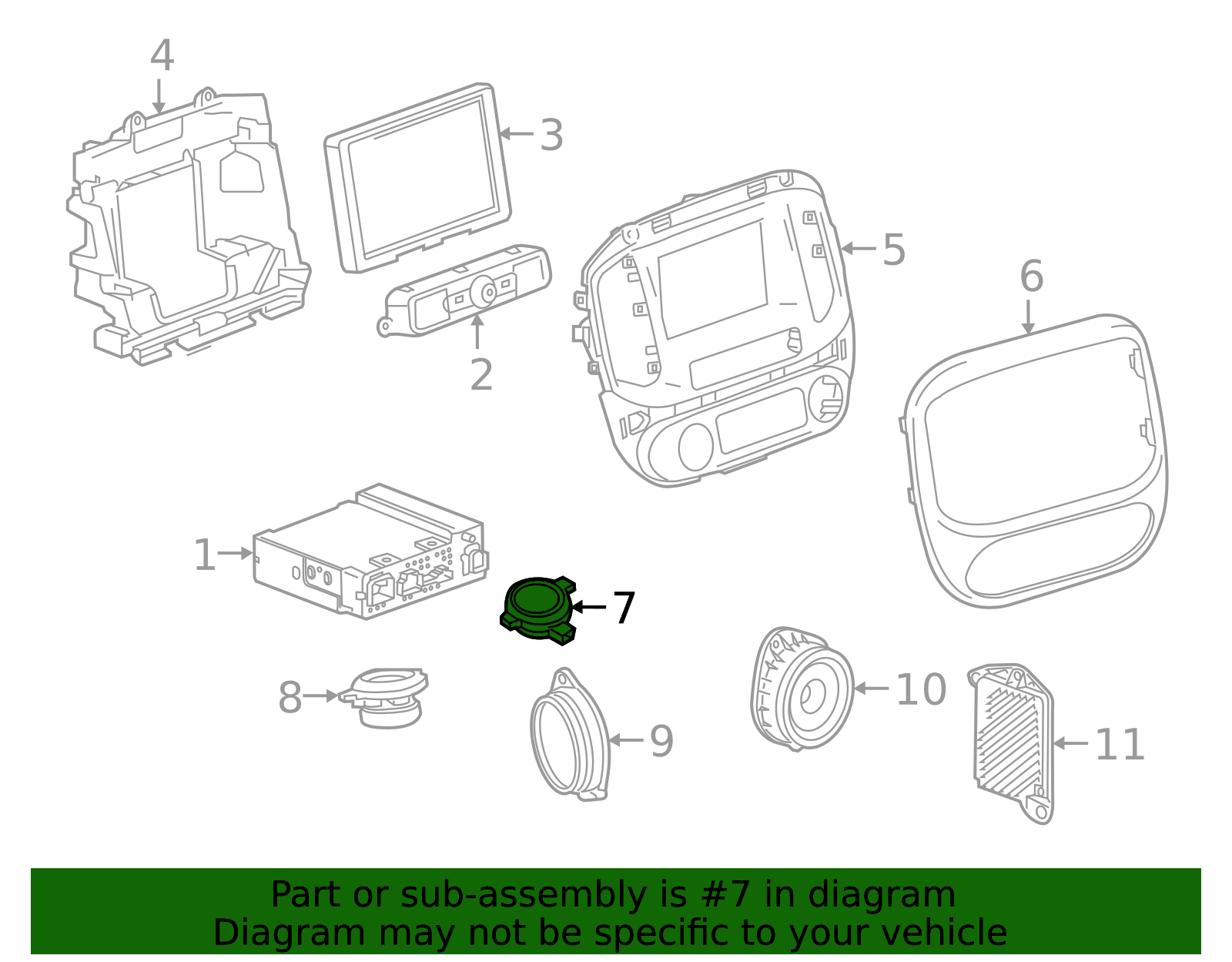 Front Speaker - GM (94776770)