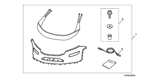 Full Nose Mask (1) for 2011 Honda Accord Crosstour #0