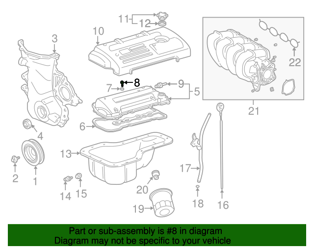 9010506202 Valve Cover Bolt 20002005 Toyota Celica Boch Toyota