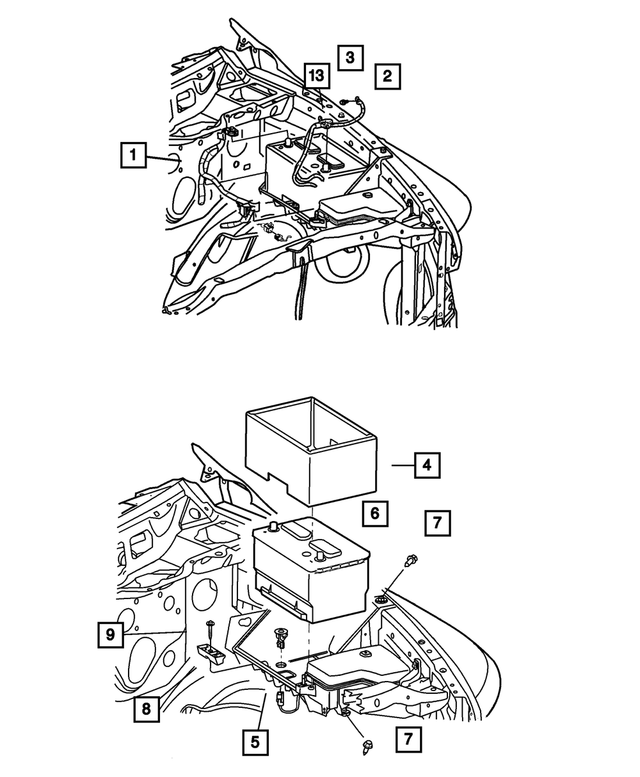 20052007 Mopar Jeep Dodge Chrysler 1 BATTERY TERMINAL NEGATIVE OEM NEW