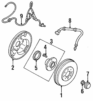 Detroit Axle Front Disc Brake Rotors & Pads Kit For Mazda Protege, MX-3, Ford Escort, Mercury Tracer