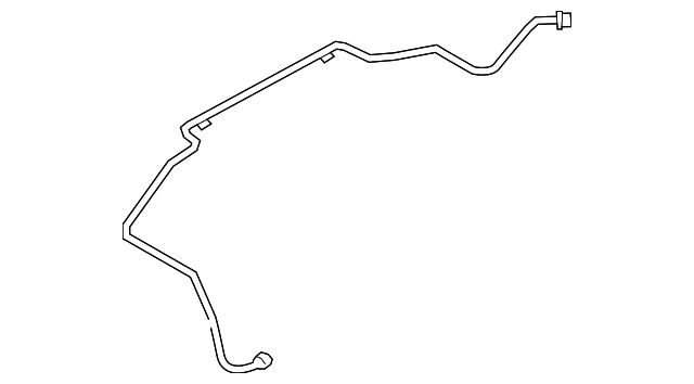 Engine Coolant Reservoir Hose - Ford (HG9Z-8063-C)