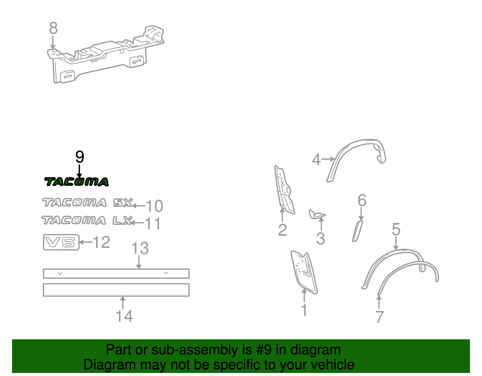Decal - Toyota (00211-TC102-01)