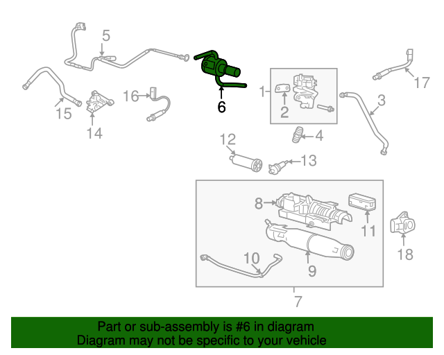 20042010 Ford F150 Egr Tube Connector 7W7Z9E470A My Ford Parts
