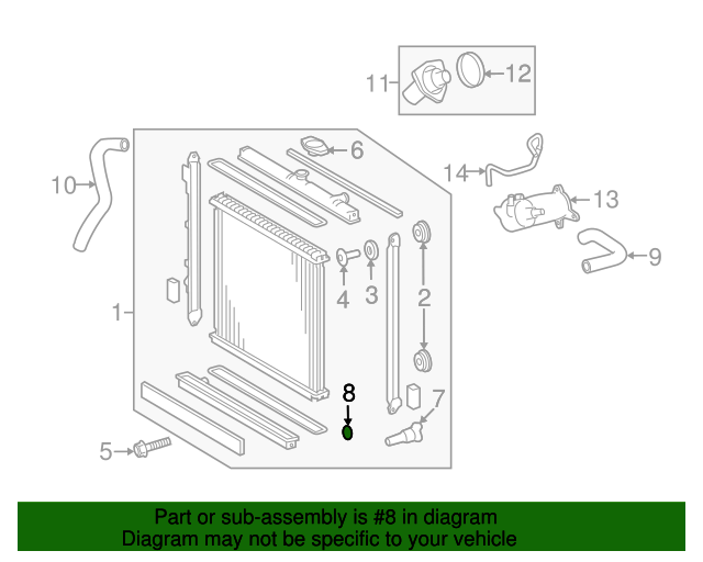 20052021 Toyota Radiator Drain Plug Gasket 1641815520 Toyota Parts