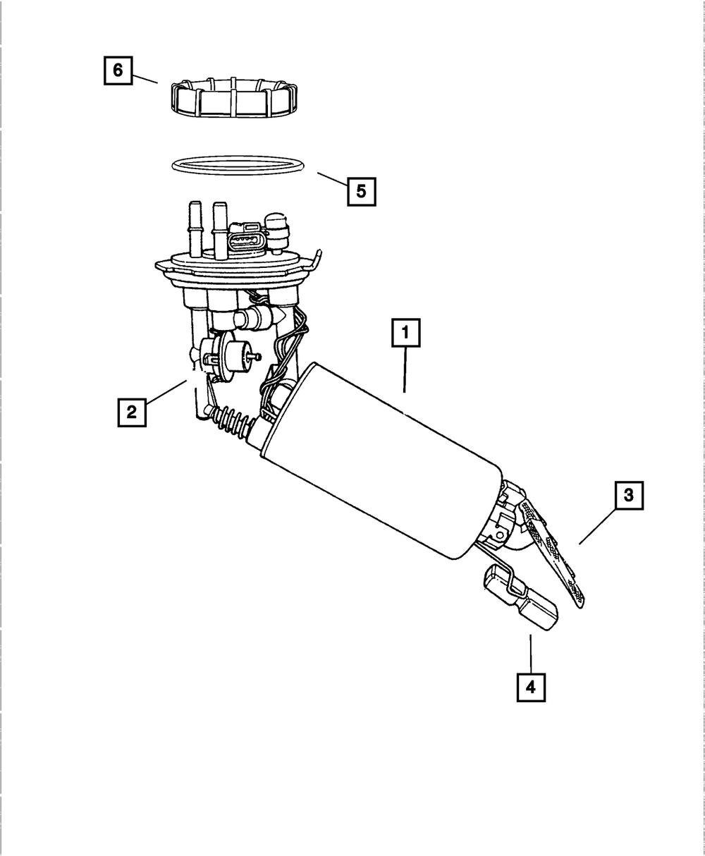 CHRYSLER OEM-Fuel Pump Assembly Retainer 4695226