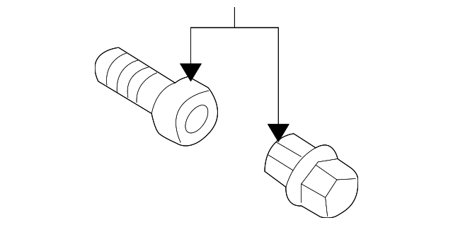 Wheel Bolt - Volkswagen (7L0-698-139-060)