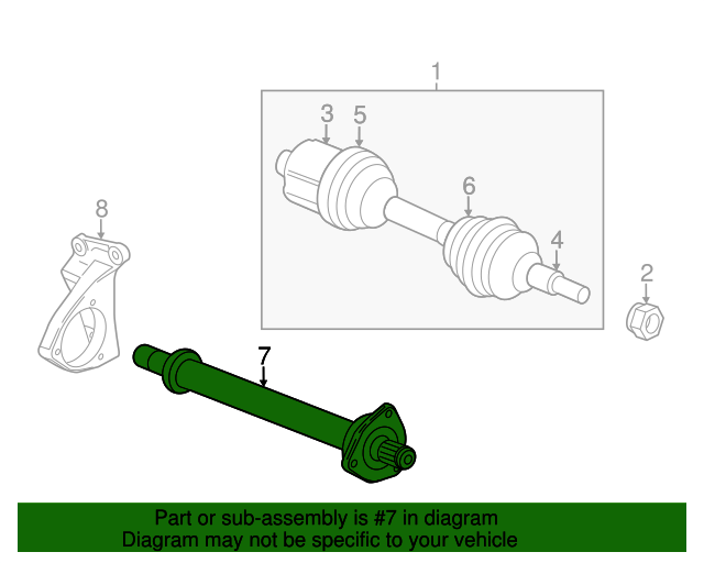 25937980 GM Intermediate Shaft GM Parts Store