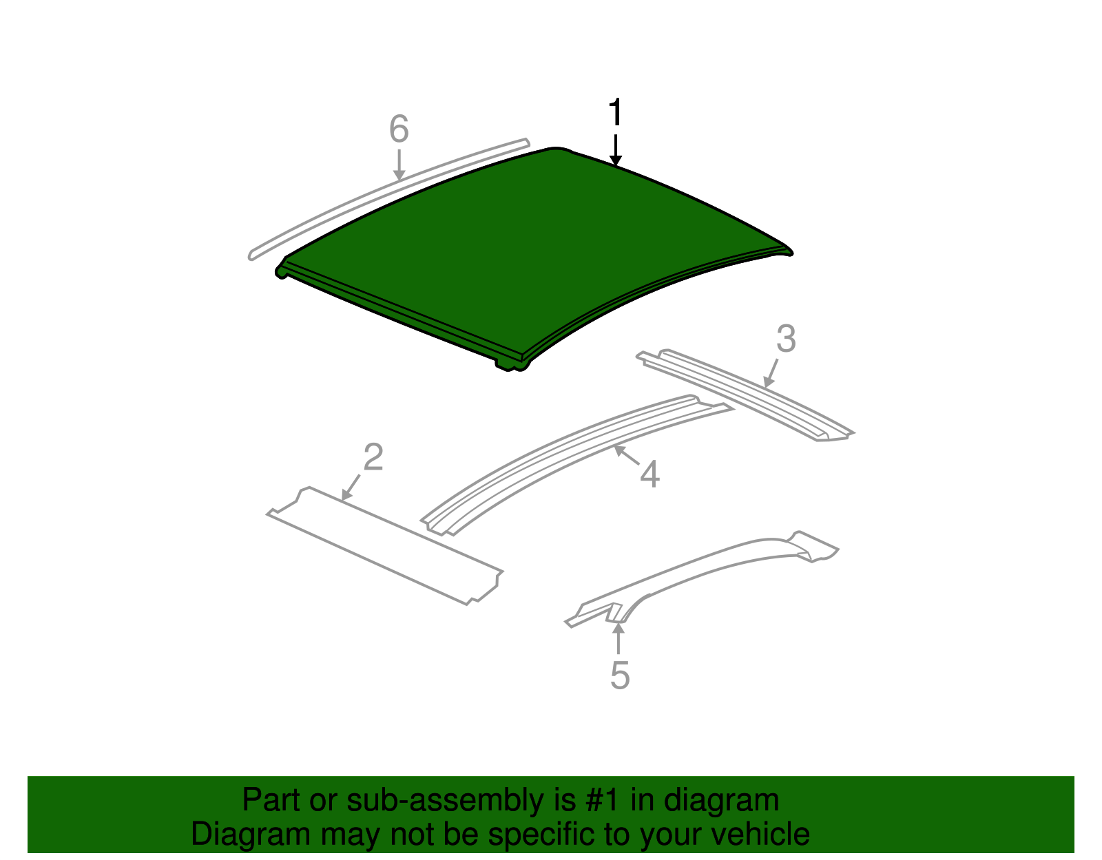 Roof Panel - GM (12456114)