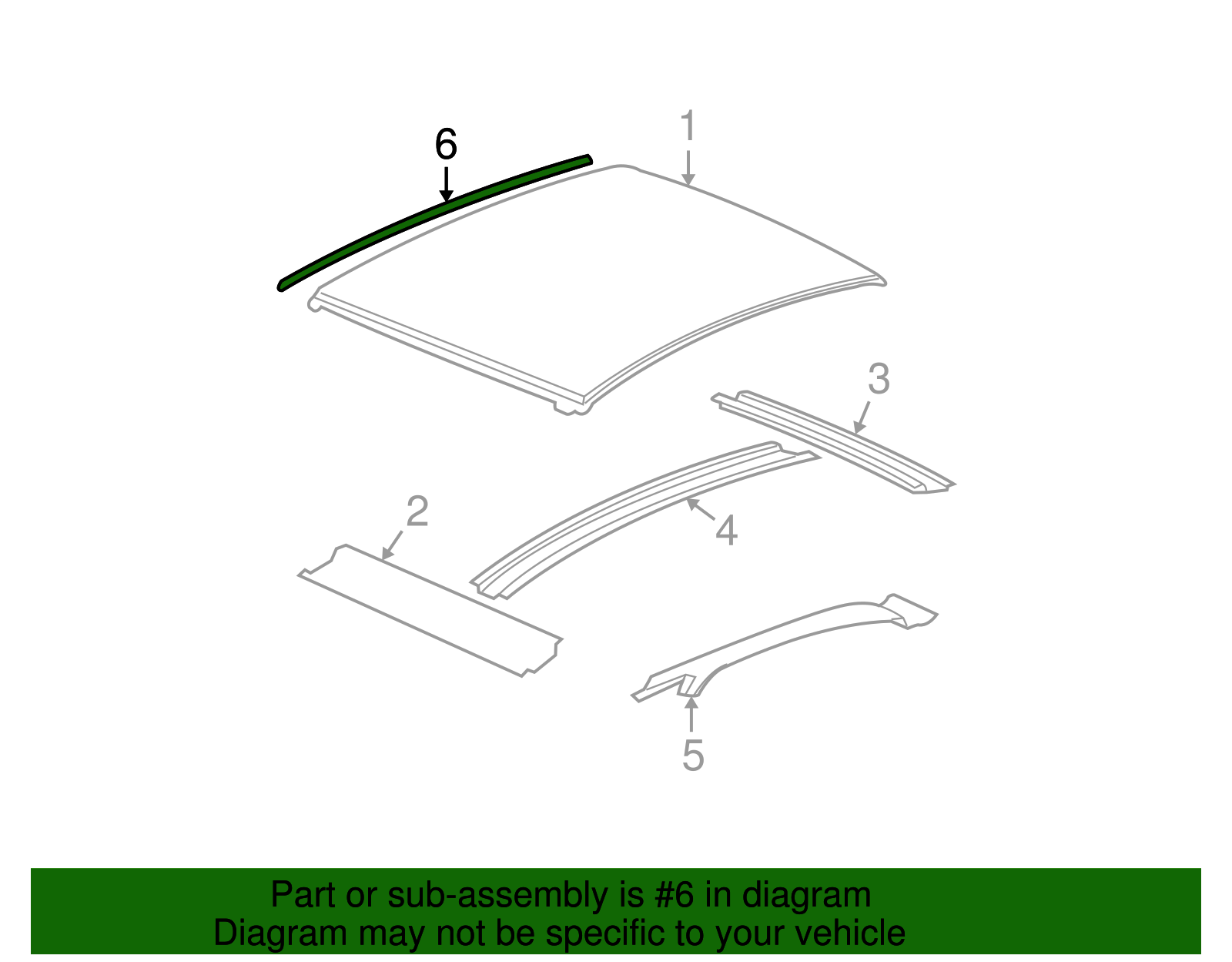 Drip Molding - GM (88892046)
