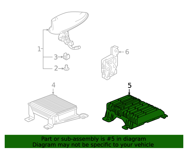 Genuine OEM Acura Amplifier Part 39186TJBA42 Acura Parts For Less
