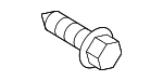 FORD OEM Rear Bumper-Bumper Cover Screw W704310S307