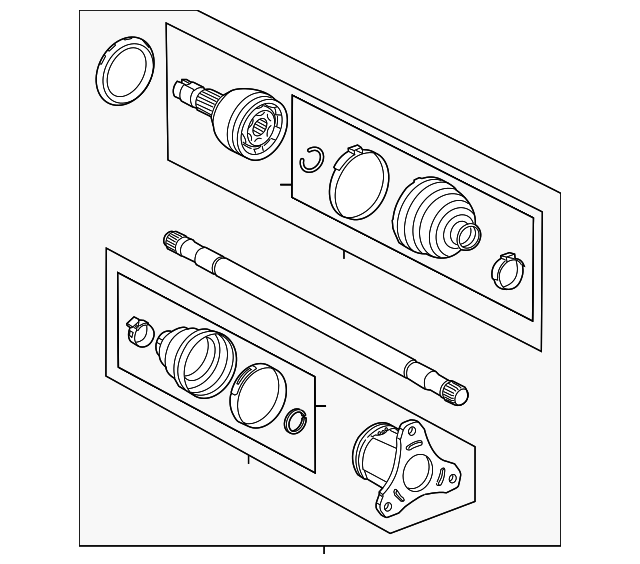 20132022 GM Rear Axle HalfShaft 94560855 GM