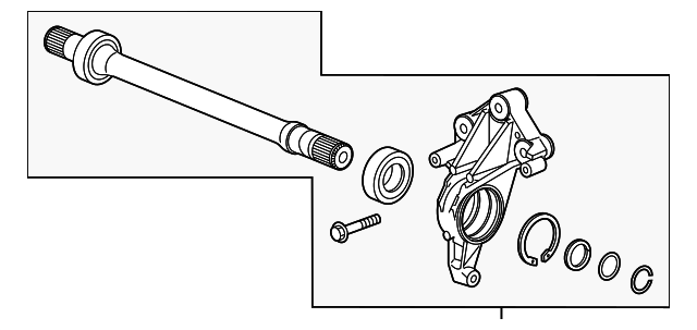 2020-2024 Cadillac XT4 F Shaft 42819642 | GM Parts Center