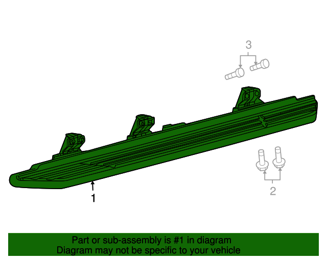 9L3Z16451DA Running Board 20092014 Ford F150 Ford Parts Center