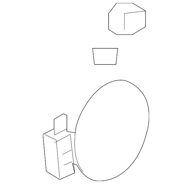20102012 Hyundai Santa Fe Fuel Door 695100W500 OEM Parts Online