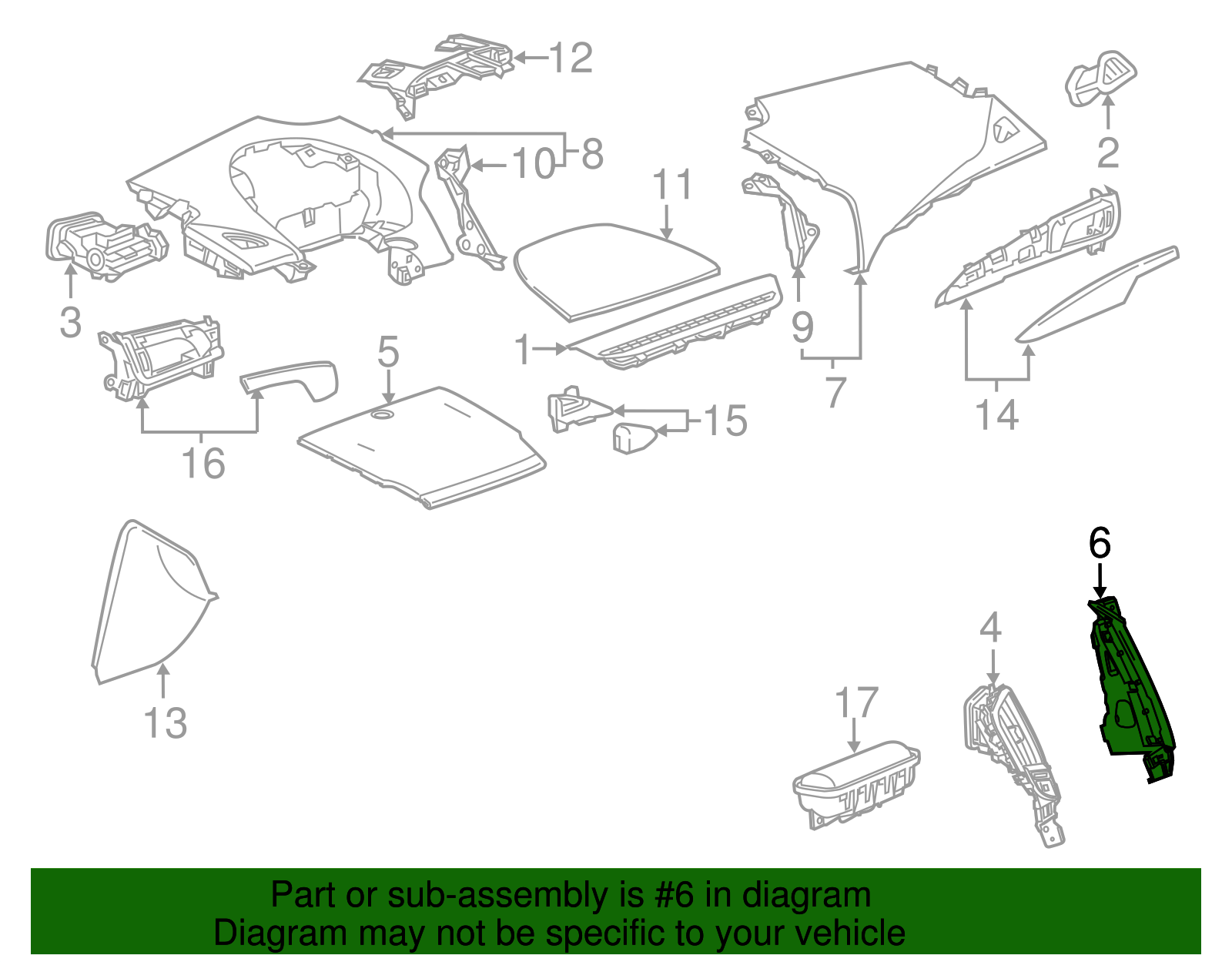 F Applique - GM (84103643)