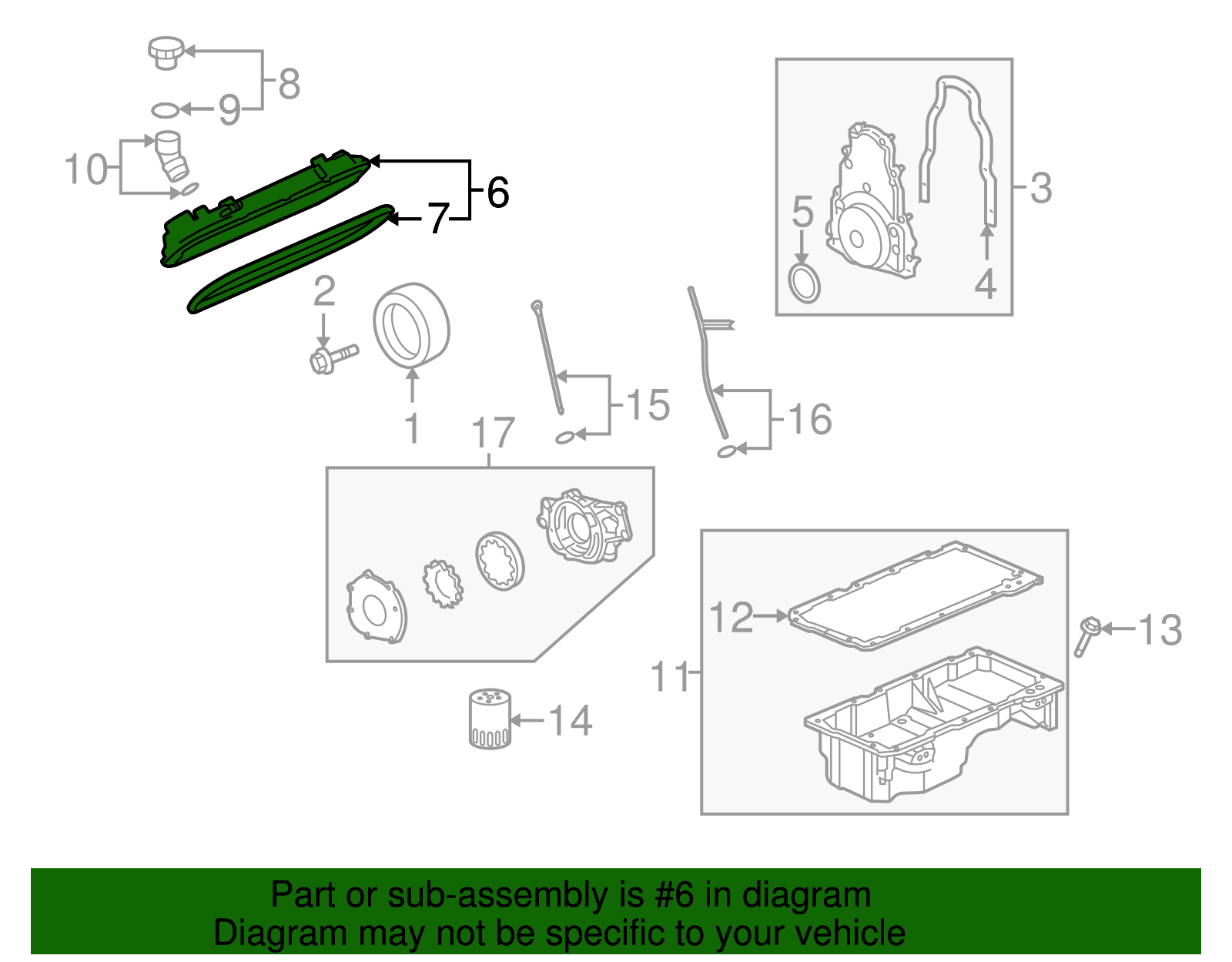 Passenger Side Rocker Arm Cover - GM (12582224)