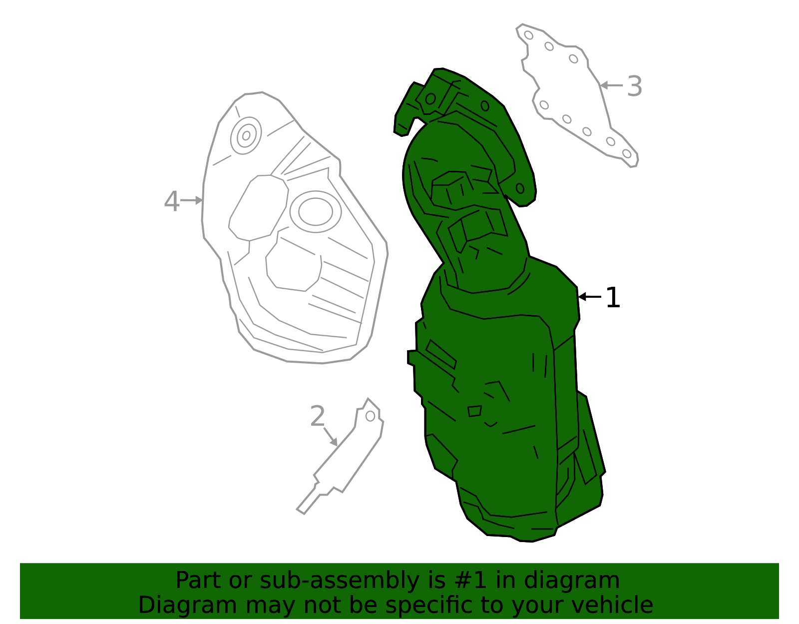 2018-2020 Toyota Exhaust Manifold 17140-0P340 | Toyota Parts Center