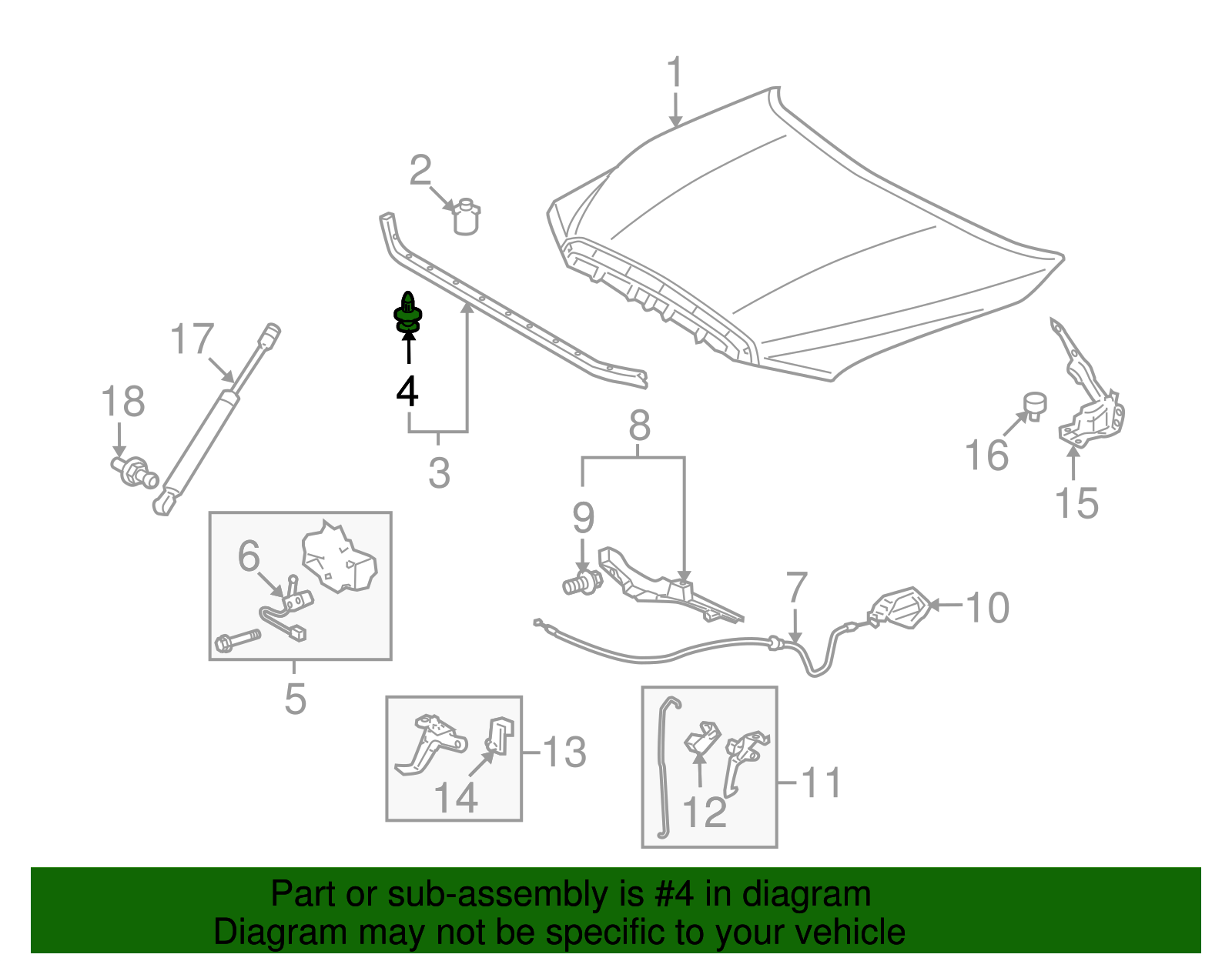 Front Seal Clip - Scion (90467-08011-83)