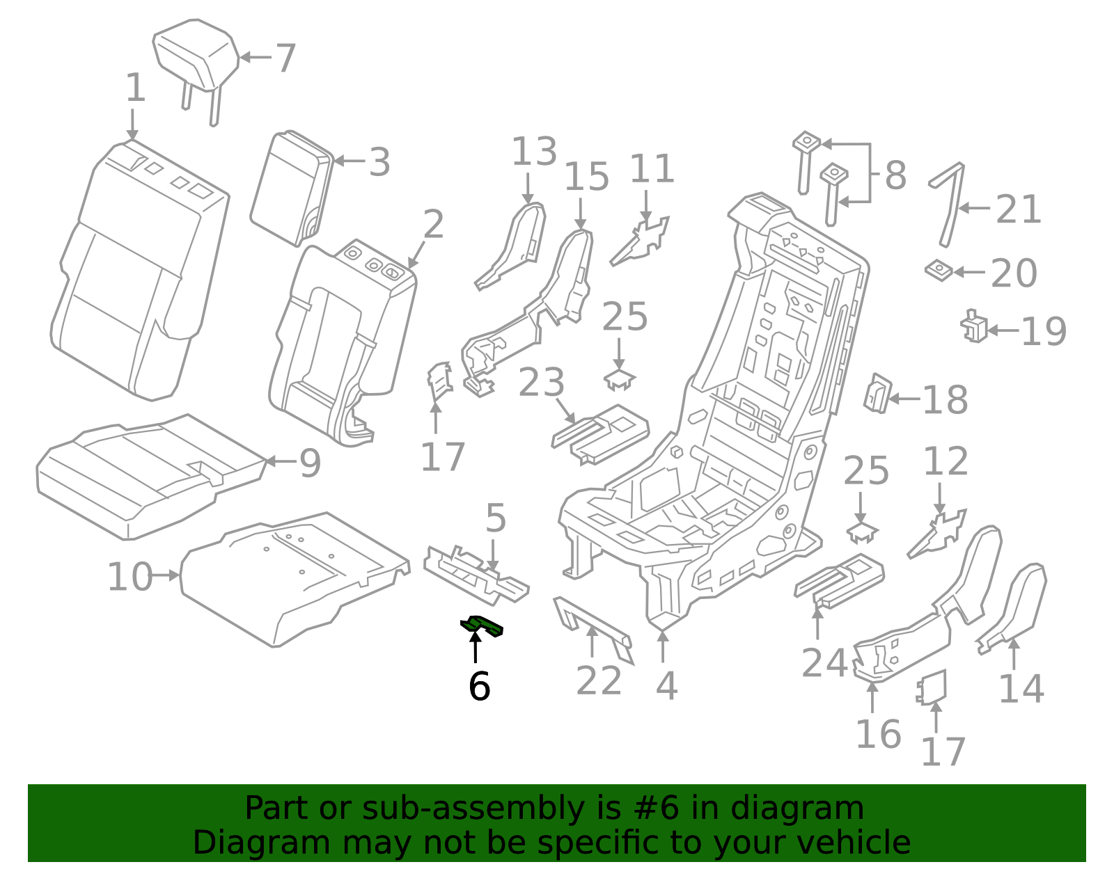 Front Bracket Support - Ford (L1MZ-78625A81-A)