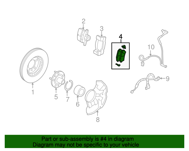 20062012 Ford 20062012 Ford Fusion MKZ Milan Front Right & Left Wheel