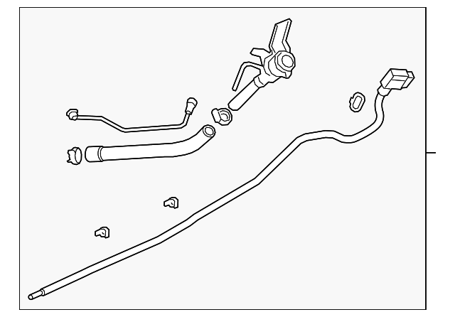 Fuel Tank Filler Hose - GM (84451030)